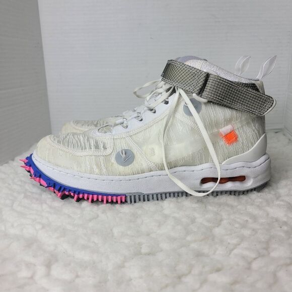 Nike Air Force 1 x Off-White Men's Sneaker Size 9 Mid Top 2022 Shoes - Picture 3 of 13